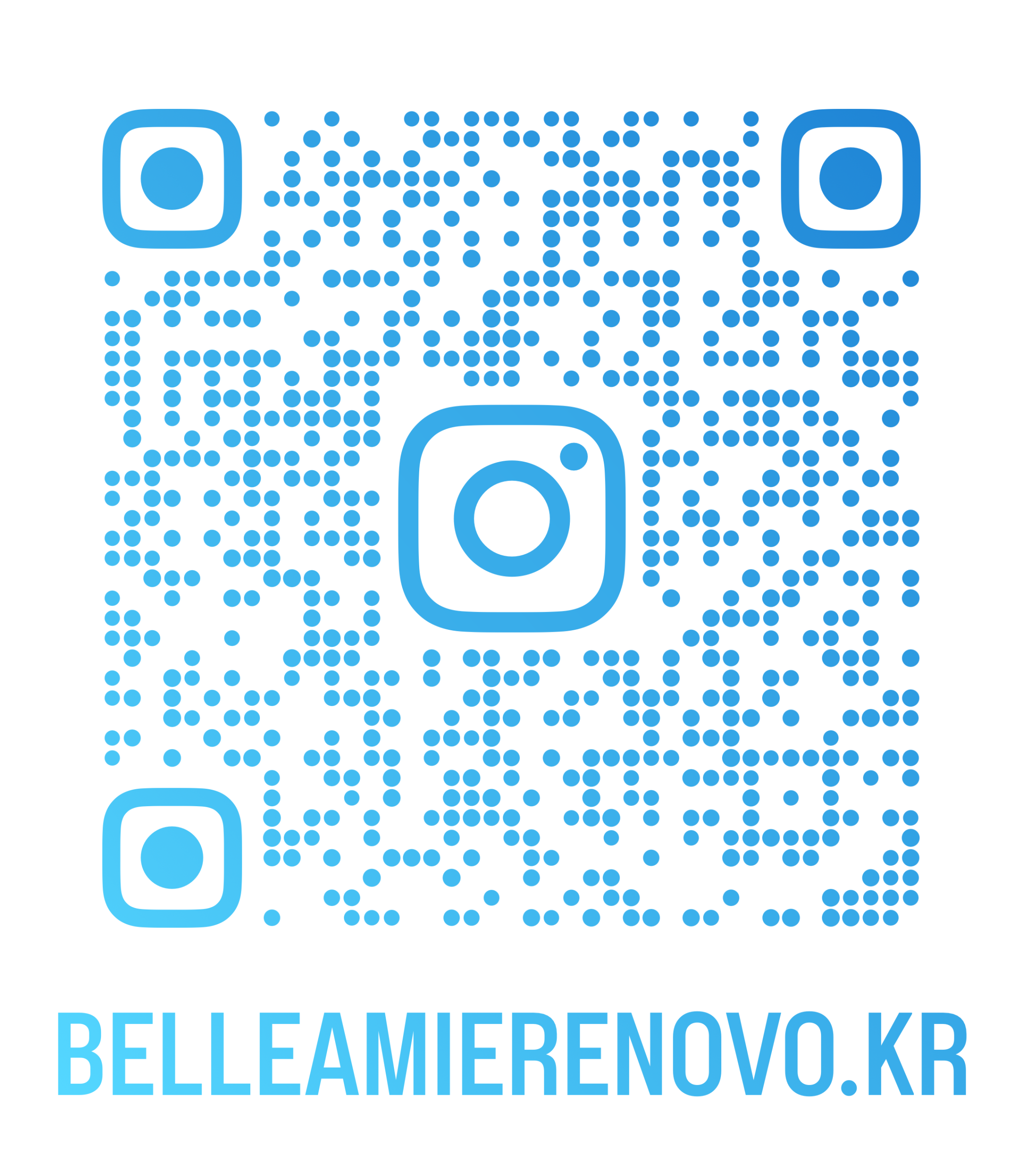 Instagram @belleamierenovo.kr QR Code